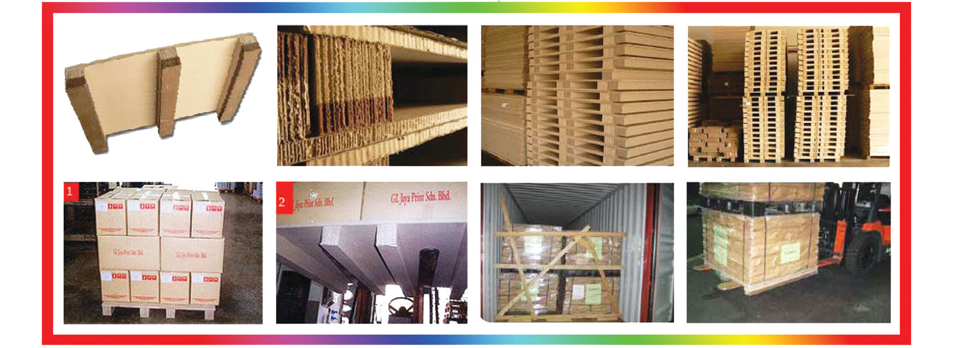 MYFAVORPACKAGING Recycle Carton Paper Pallet Strong Steady Single Size  114x73x6cm Ready Stock Malaysia